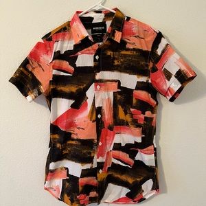 EUC Bonobos Amalfi Premium Short Sleeve Slim Shirt | S